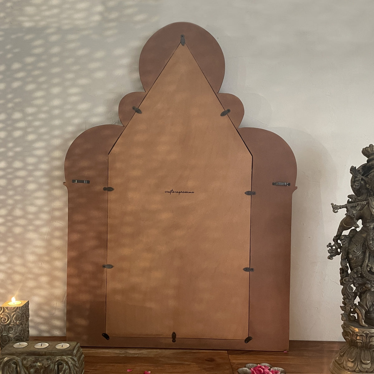 Back of wooden mirror frame. Red mirror frame. wooden mirror frame for living room, bed room, lobby, bath room etc.