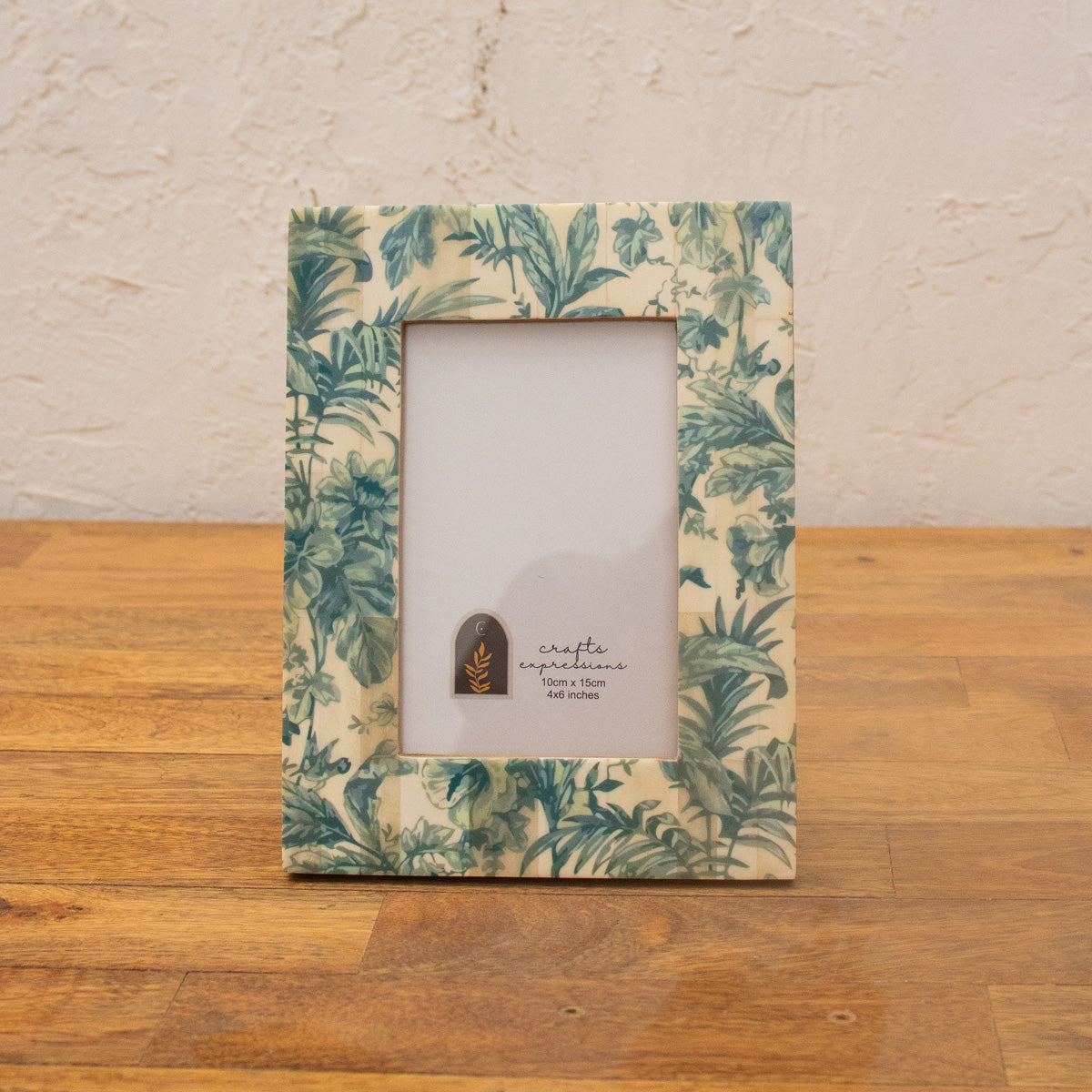 Bohemian Jungle Photo Frame, 4x6 Wooden Photo Frame