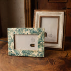 Bohemian Jungle wooden photo frame displayed horizontally beside another frame