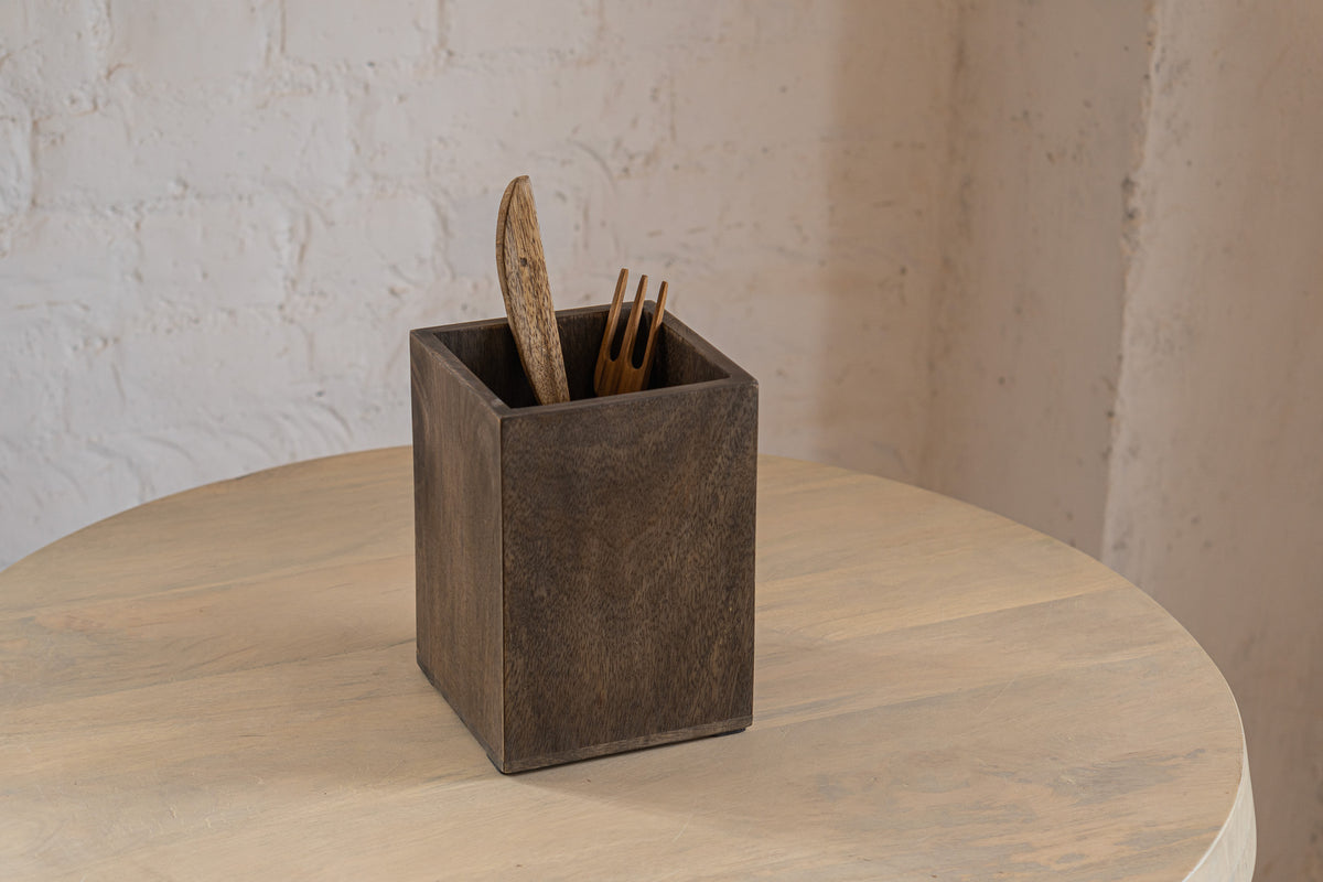 Cove Wooden Cutlery Caddy
