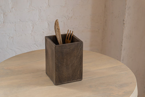 Cove Wooden Cutlery Caddy