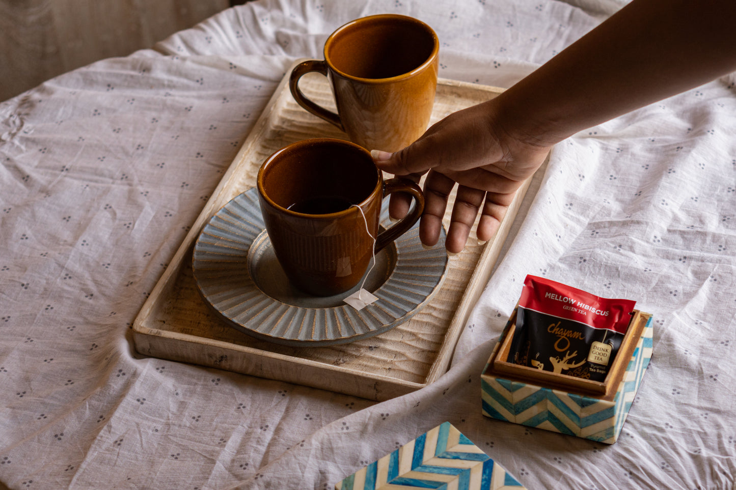 Tea Party Hamper- Ochre