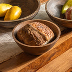 Ellipse Wooden Serving Bowl, Natural Wood Salad Bowl, Small Centerpiece Bowl