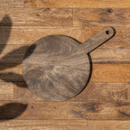 Top view of the Ellipse wooden butcher board