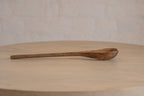 Low side view of the Ellipse wooden salad servers