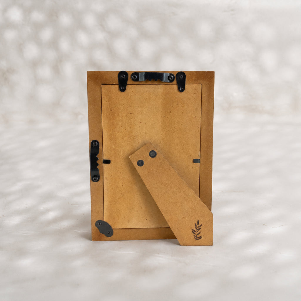 Pale Blue mother of pearl photo frame for a 4 by 6 inch photograph