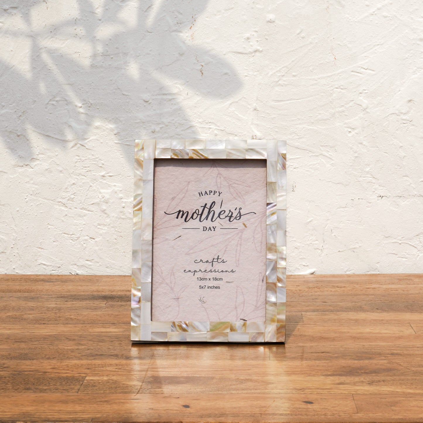 Mother of Pearl Photo Frame | White Photo Frame | wooden Frame  for Gift