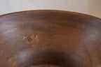 Close-up of the inside of the Oro wooden serving bowl