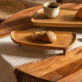 Spaceship Wooden Riser Stand, Wooden Dessert Display & Serving Stand