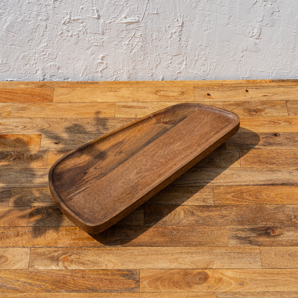 Angled top view of the large Spaceship wooden riser