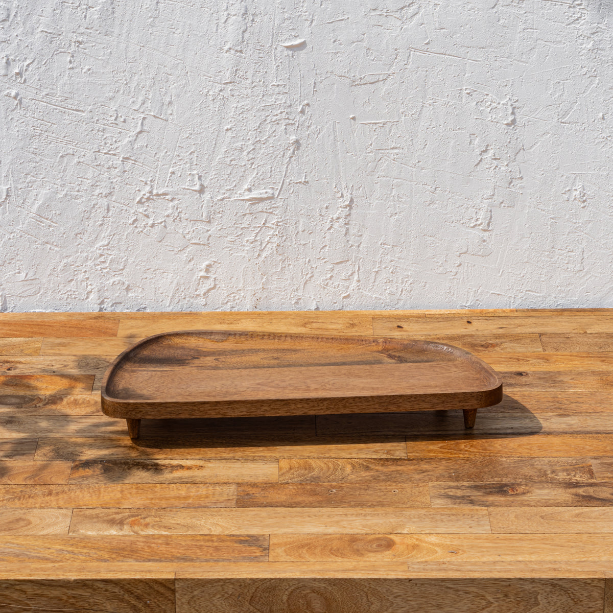 Side view of the large Spaceship wooden riser