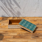 Angled view of the open Coastal storage box