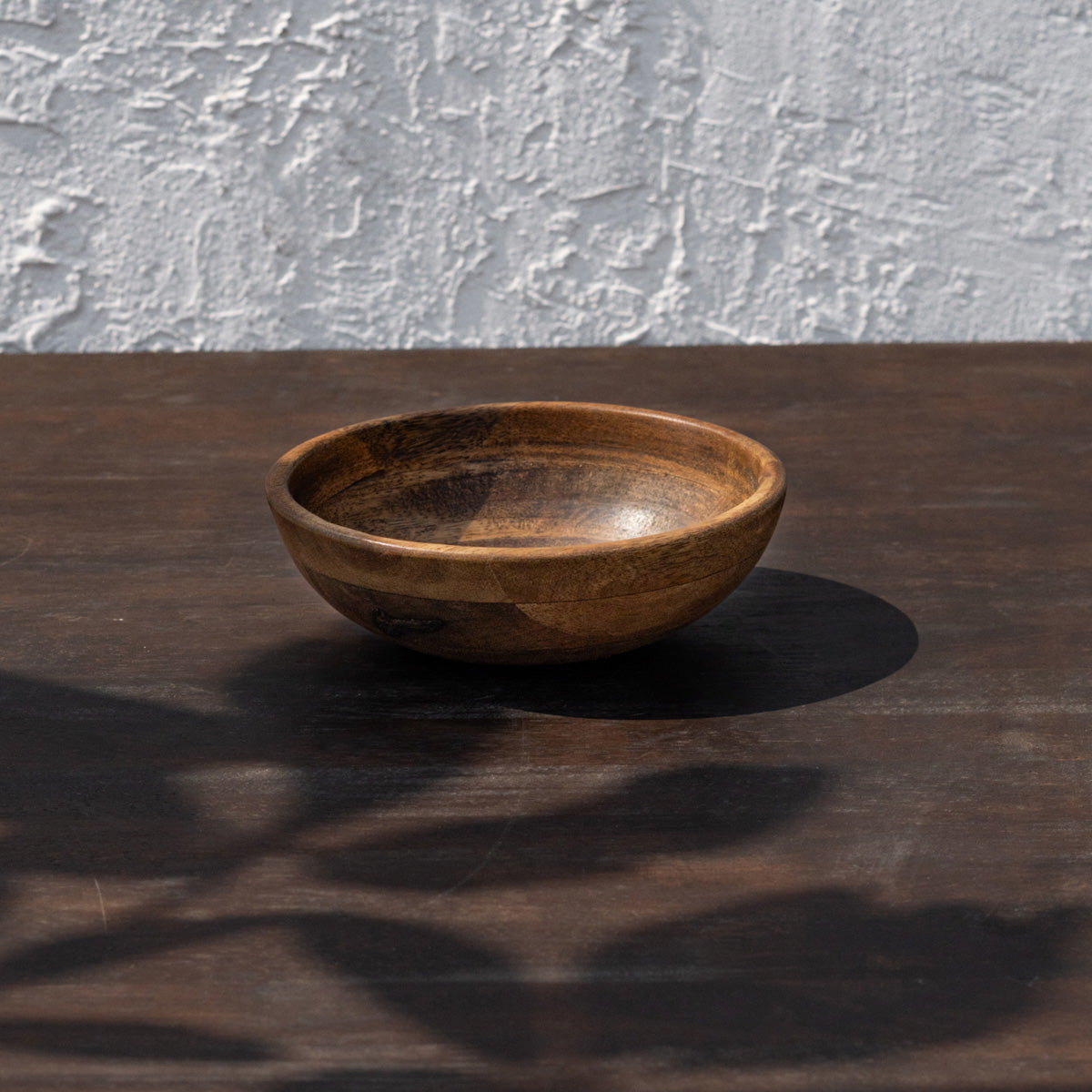 Ellipse Wooden Nut Bowl, Natural Wood Dry Fruit Bowl, Small Serving Bowl