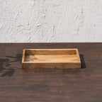 Front view of the Essence wooden serving tray