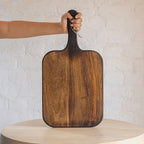 Glide Wooden Chopping Board, Natural Wood Cutting Board, Kitchen Prep & Serving Board