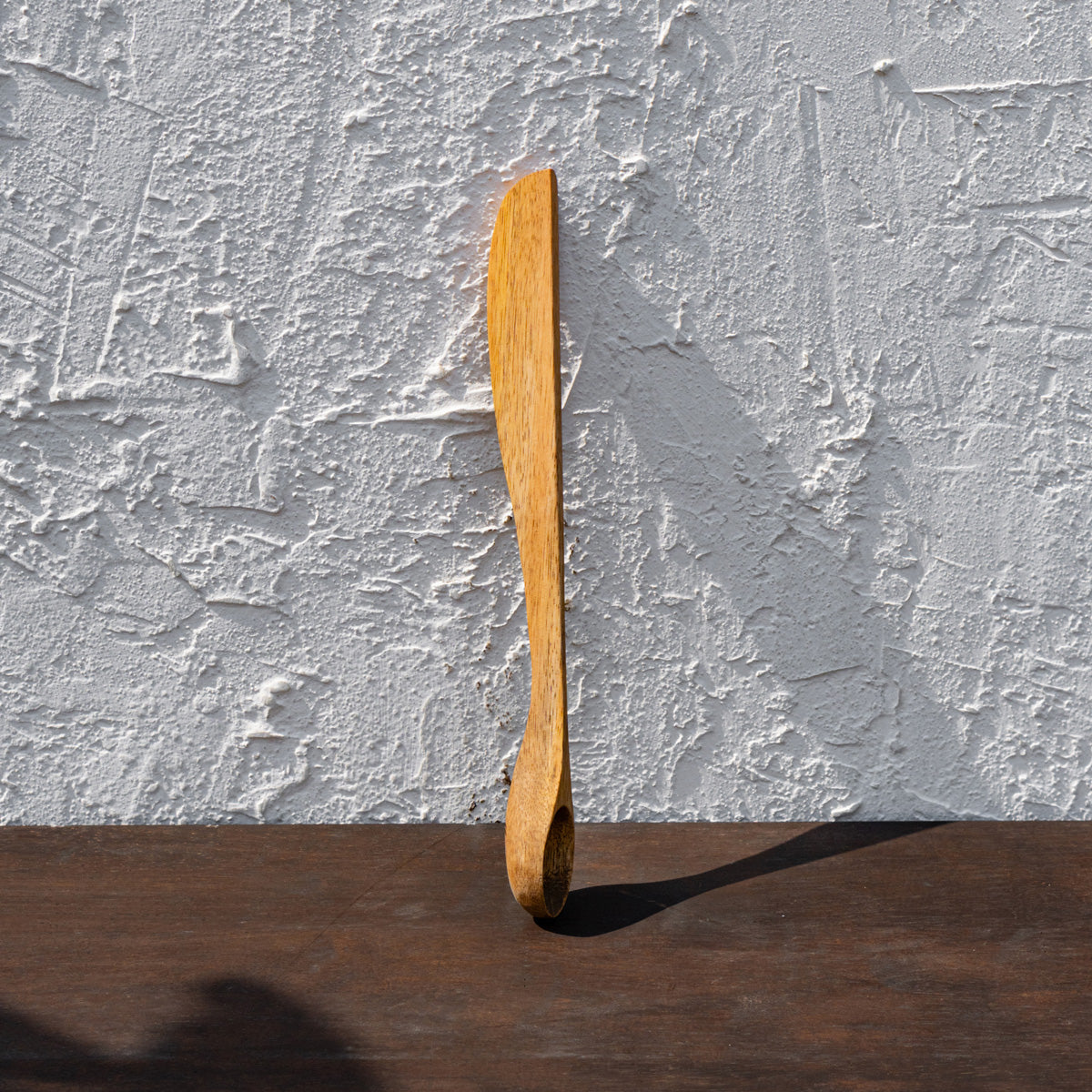 Side view of the Glide wooden spoon