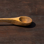 Close-up of the bowl of the Glide wooden spoon