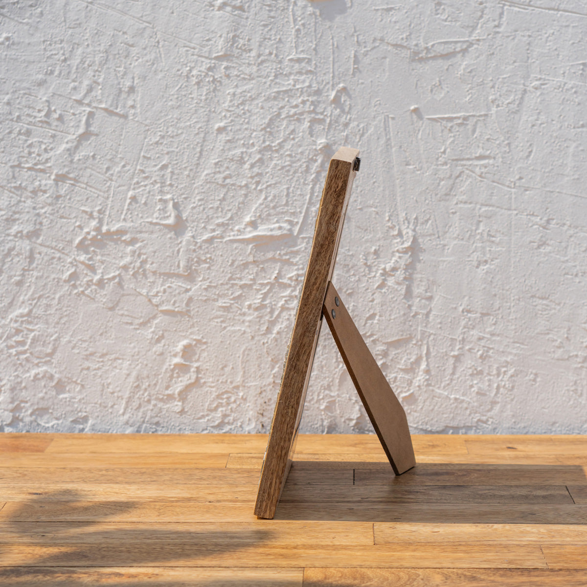 Side view of the Sufi photo frame with easel stand