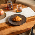 Terrain Wooden Platter Medium, Natural Wood Snack & Serving Platter, Appetizer & Trinket Platter, 11 x 11 x 1 Inch