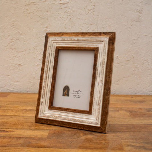 White Wooden Photo frame