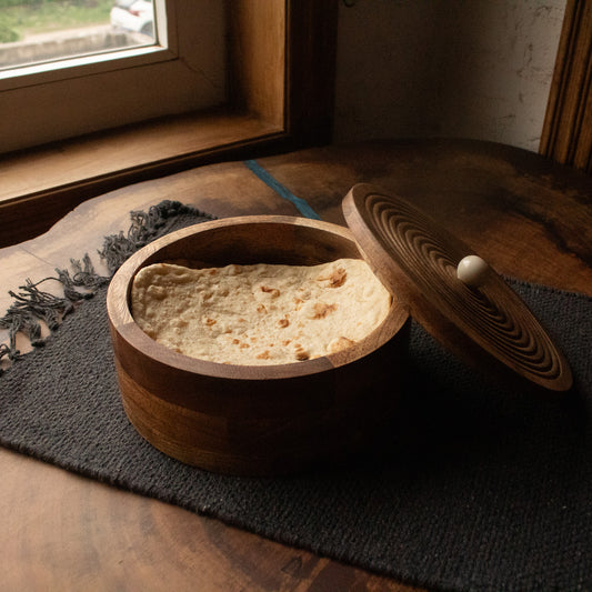 Wooden Roti Box