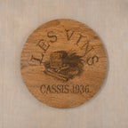 Bread & Wine wooden serving board top view