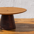 Glide wooden cake stand side detail