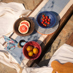 Large Wooden Bowl Set of 3, Natural Wood Serving Bowls Set, Mixing & Serving Bowl Set